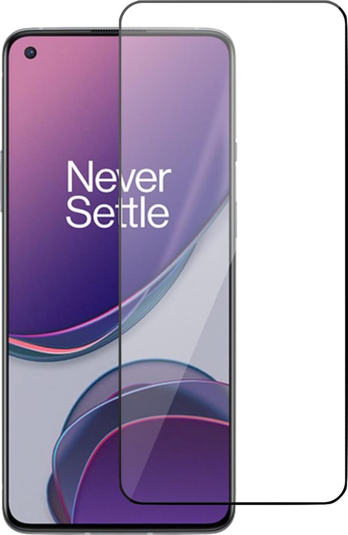 Screenprotector geschikt voor OnePlus 8T - FullGuard Screen Protector