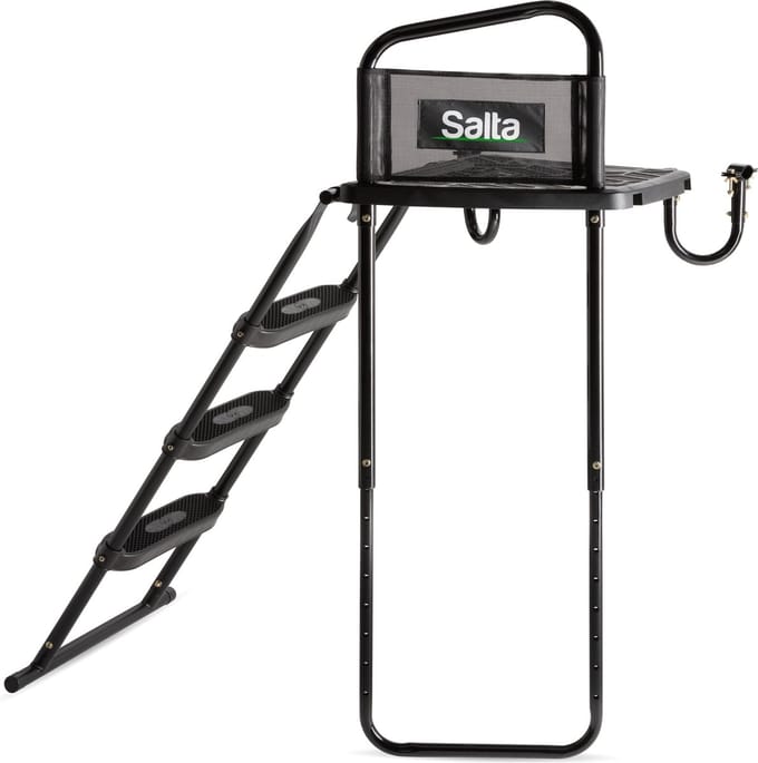 Salta Trampoline Platform + Ladder XL - Verstelbaar platform met trampoline ladder - Universeel - Voor trampolinehoogte 95 - 108 cm