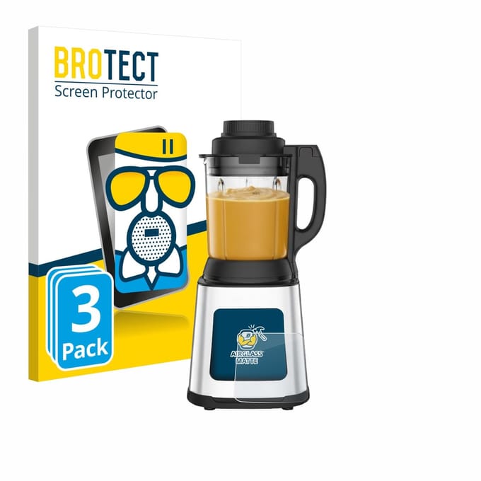 BROTECT - Screenprotector voor Moulinex LM83SD10 - Folie Beschermfolie Beschermglas matte 3 Stuks