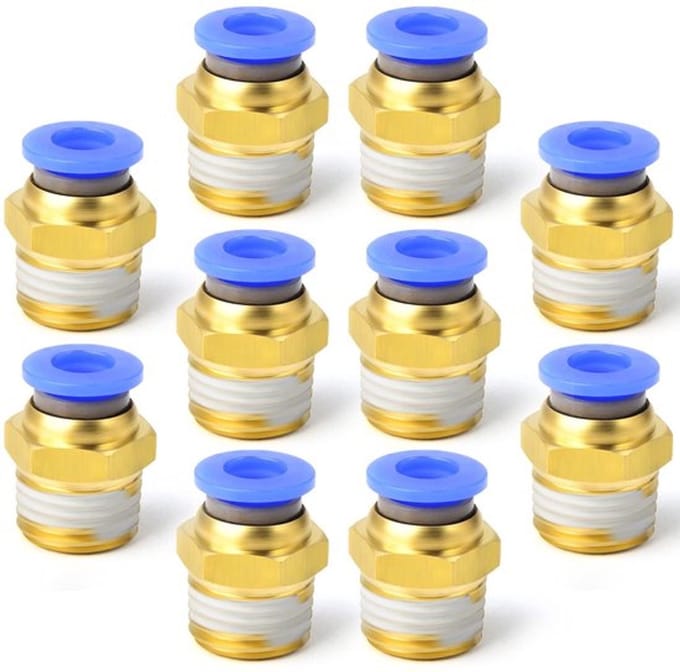Allecto - 6 mm buis fittingen - pneumatische aansluitingen