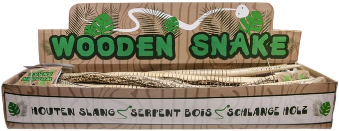 Duckiez Houten Slang Kronkelend - 24 stuks