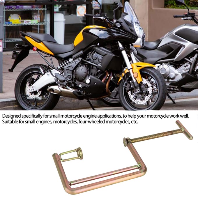 Aluminium Klepveerklemmen Compressor Motorfiets Auto Reparatiegereedschap Onderdeel(Type A) beige