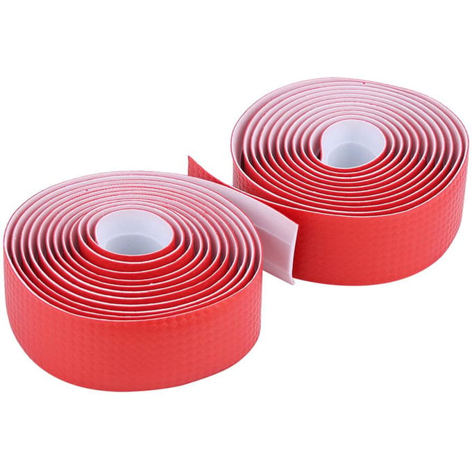 1 Paire Vélo Vélo de Route Cyclisme Guidon Poignée Ruban d'Enveloppe (rouge) red