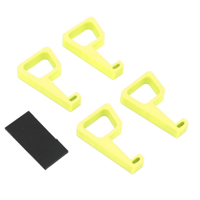 4 stuks Game Console Horizontale Houder Anti-slip Koelvoeten Console Verhogingsbeugel voor PS4 yellow