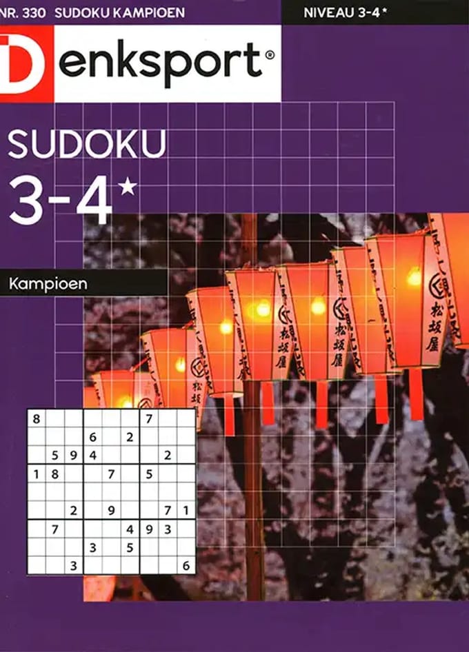 Denksport Sudoku Kampioen - 330 2026