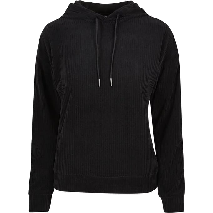 Sweatshirt damescapuchon in corduroy Urban Classics