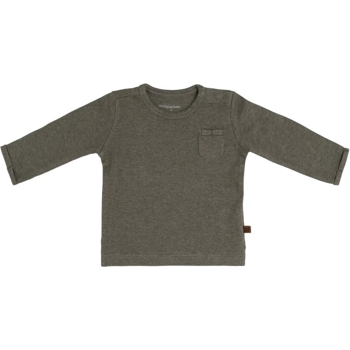 Baby's Only Truitje Melange - Khaki - 56 - 100% ecologisch katoen - GOTS