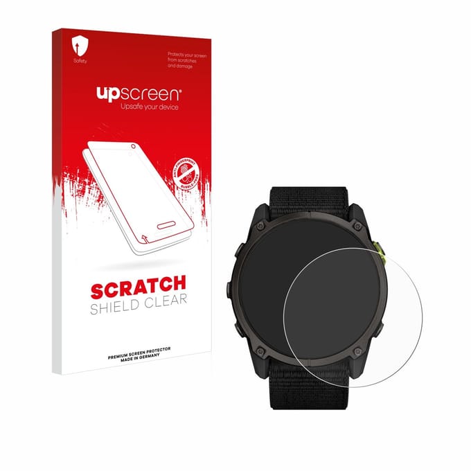 upscreen - Screenprotector voor Garmin Enduro 3 - Folie Beschermfolie transparant