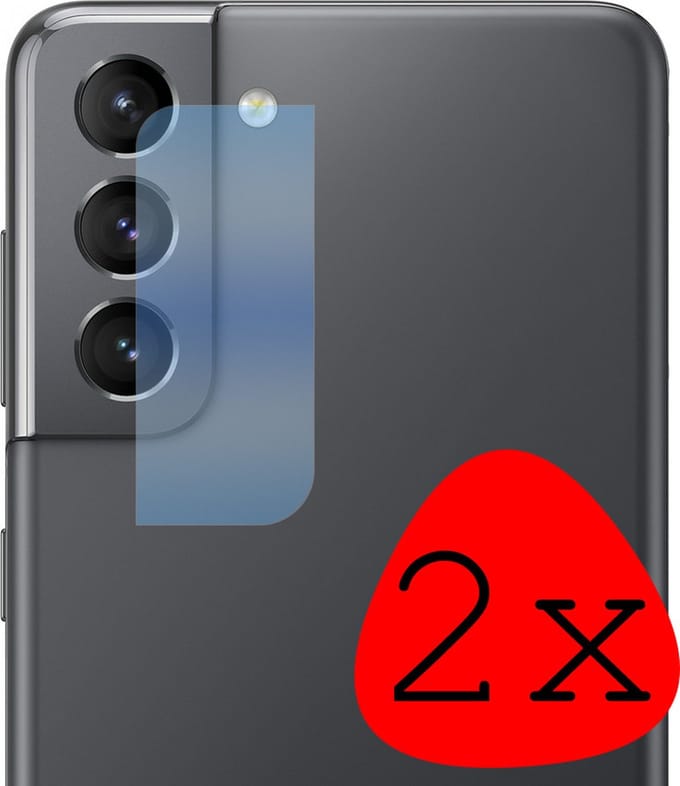 Camera Lens Protector - 2 Stuks Geschikt voor Samsung Galaxy S21 Plus - Camera Screenprotector Beschermglas - Gehard Glas - Tempered Glass - Screen Protector
