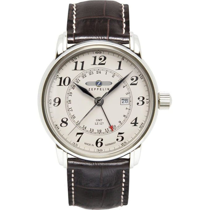 Zeppelin - 7642-5 - Polshorloge - Heren - Kwarts - GMT - LZ127 Graf Zeppelin