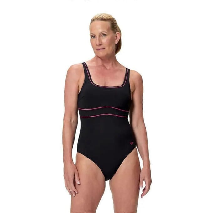 Speedo solid contour eclipse 1p wedstrijd badpak dames -