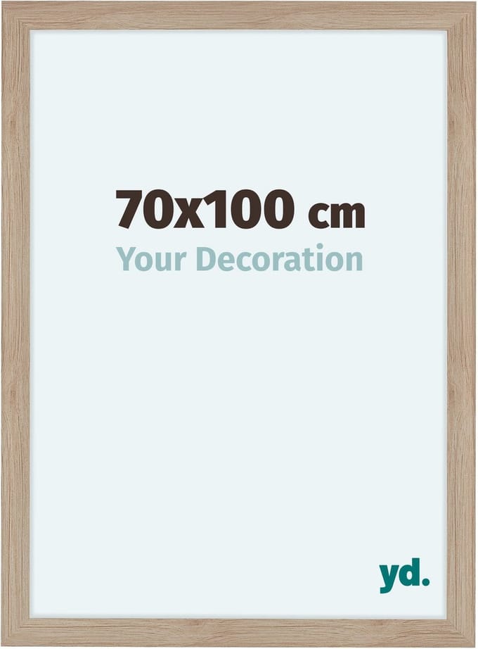 Your Decoration - Fotolijst 70x100 cm - MDF - Eiken Licht - Como