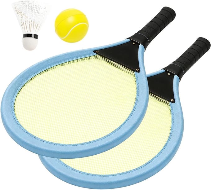 Kinder Tennisset - Badmintonset - Buiten Spelen - Coördinatie Ontwikkeling - 54 cm - Multicolor