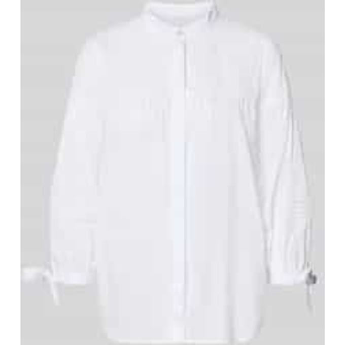 Regular fit blouse met 3/4-mouw en knoopdetails