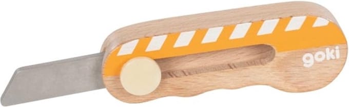 Werktuig: CUTTERMES 10x3,5x1,5cm, hout, 3+