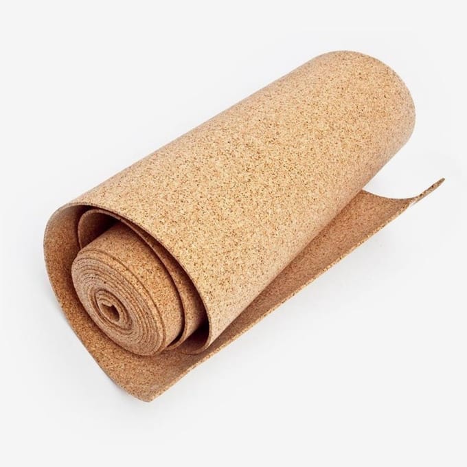 Kurk24 Kurk op rol kurk isolatie 6mm dik 50cm breed - 10m lang