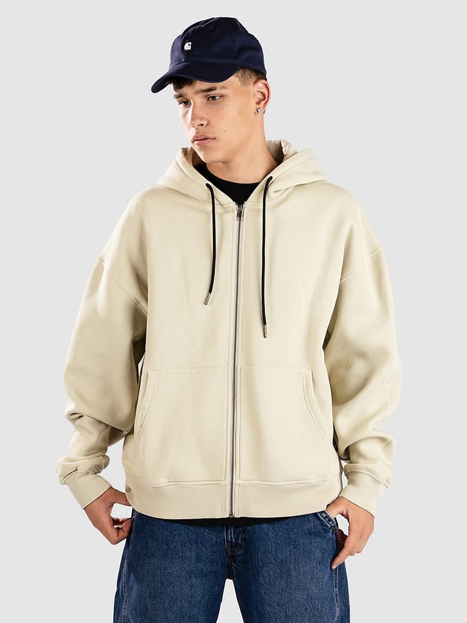 Blue Tomato Boxy Zip Hoodie grijs
