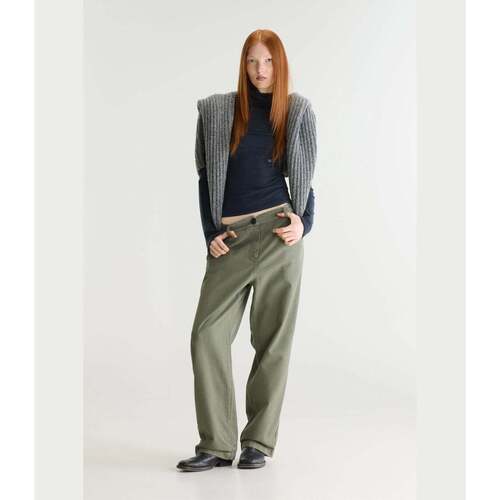 Broek Bellerose Pace Verde Salvia