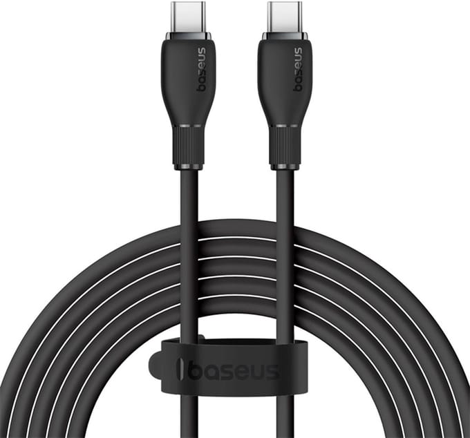 Baseus Pudding Series Usb-C Naar Usb-C 100W Kabel Voor Laptops En Telefoons