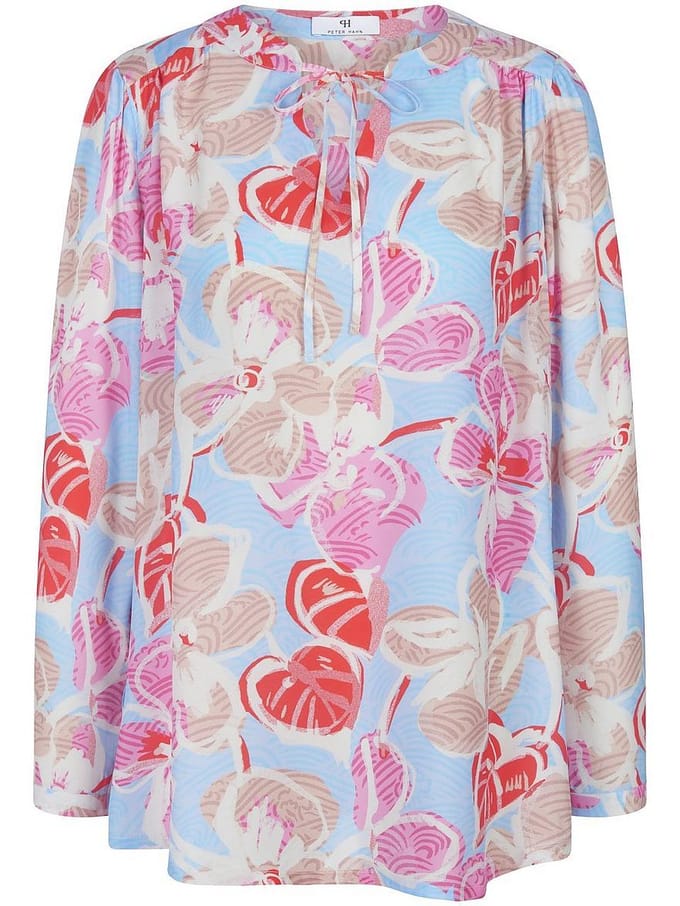 Blouse Van Peter Hahn blauw