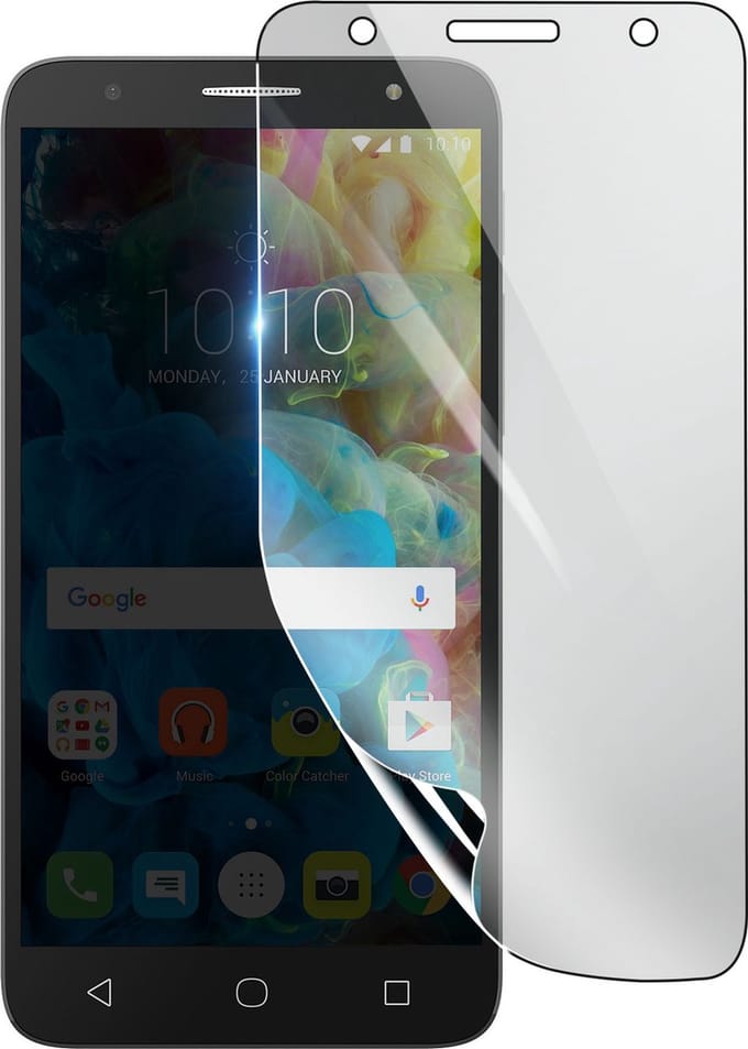 3mk, Geschikt voor Alcatel One Touch Pop 3 (5.5), Schokbestendige Hydrogel Screenprotector, Transparant