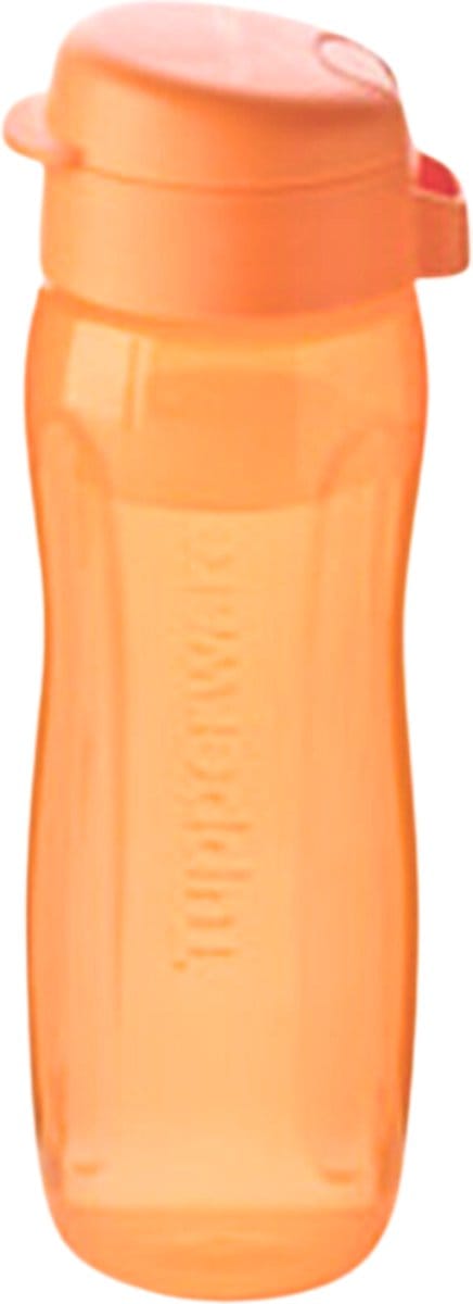 Tupperware Essentials Eco Bottle Herbruikbare Drinkfles met Anti-Drip Klepsluiting - 500 ml