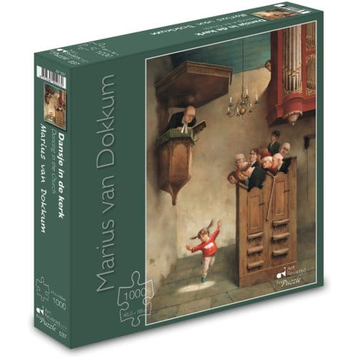 Puzzel Marius van Dokkum - Dansje in de kerk (1000 stukjes)