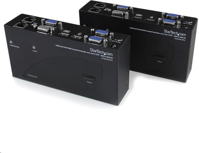 StarTech.com USB Dual VGA over Cat5 KVM Console Extender