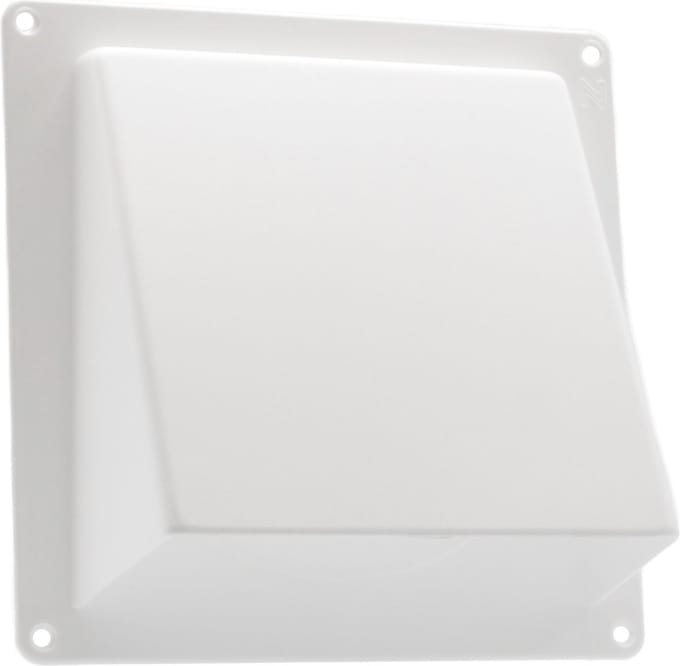 Gevelklep Ø150mm wit