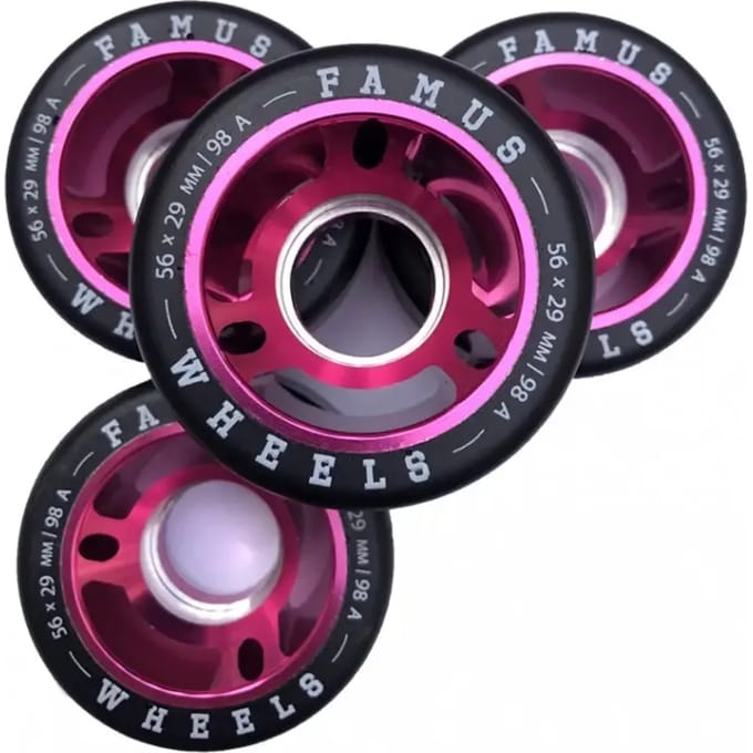 Set van 4 rollerwielen Famus Wheels
