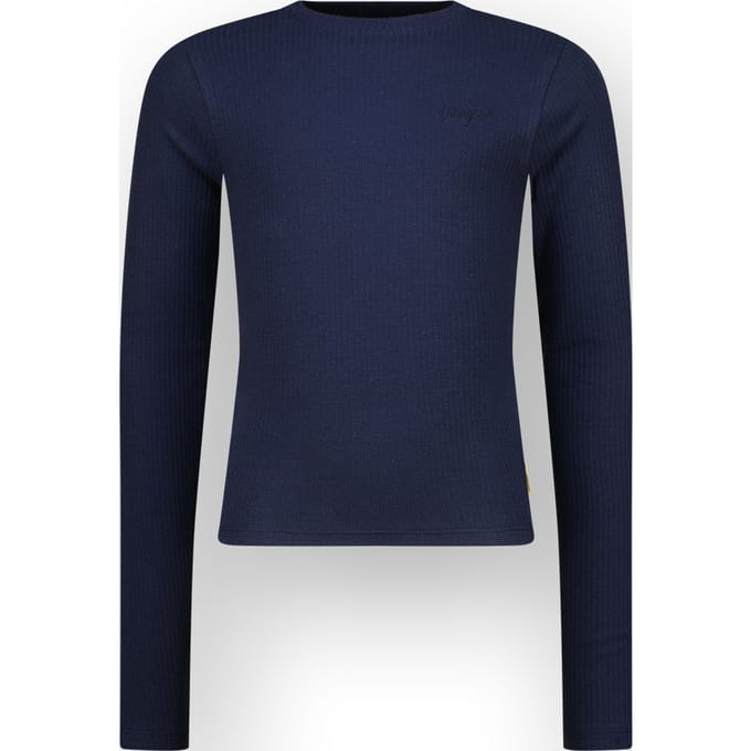 Meisjes T-shirt Icon rib longsleeve