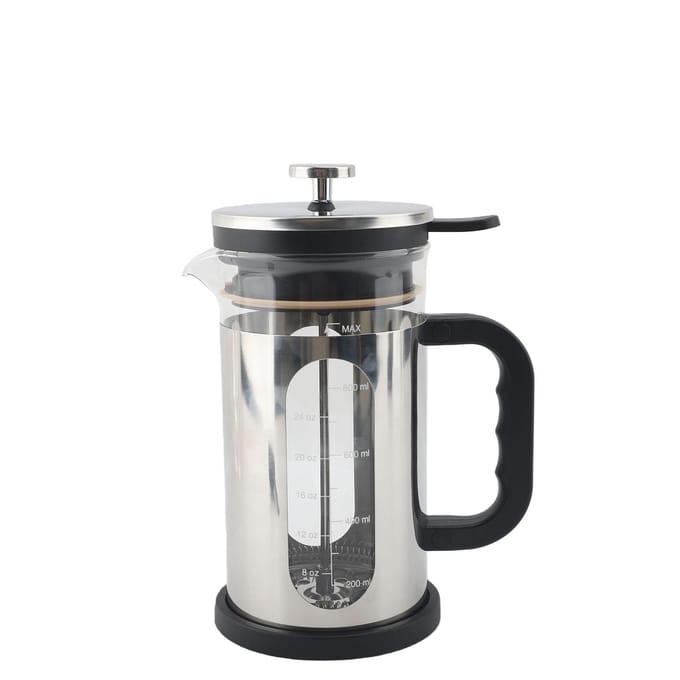 French Press Koffiezetapparaat 1000ml Verdikt Borosilicaatglas French Press Koffie Thee Pot met Filters voor Thuis Kantoor L
