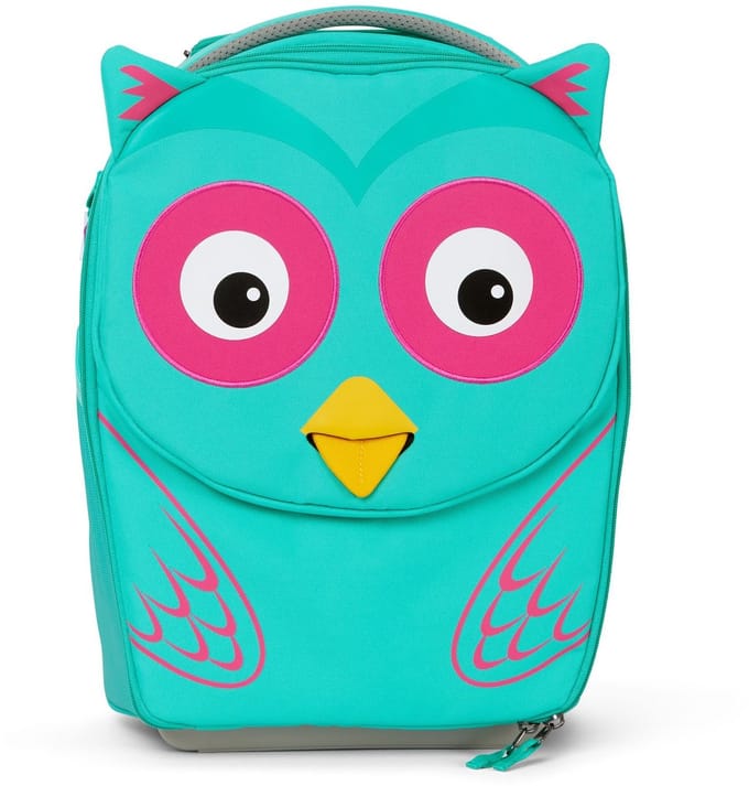Affenzahn Trolley Koffer Kids Suitcase Eule Turquoise 42cm