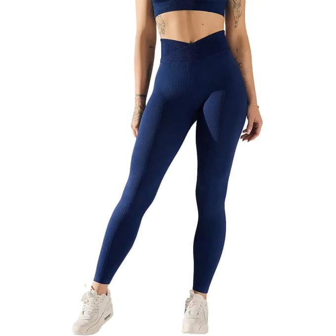 Naadloze V-hoge taille legging voor vrouwen Allwear Basic