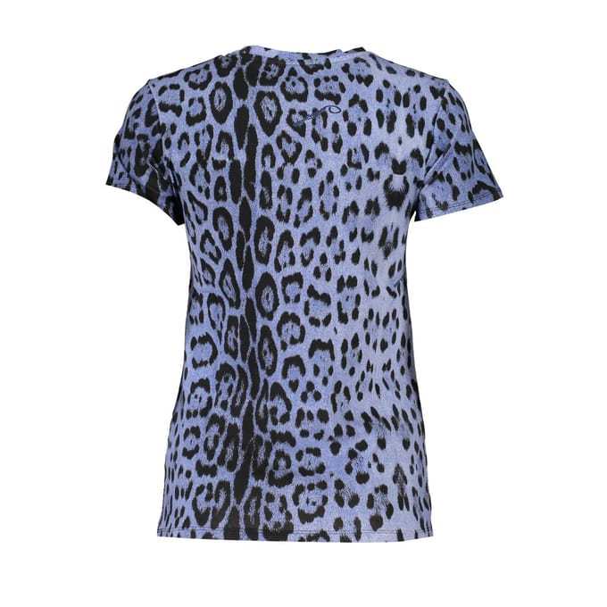 Cavalli Class Azzurro Katoenen Dames T-Shirt