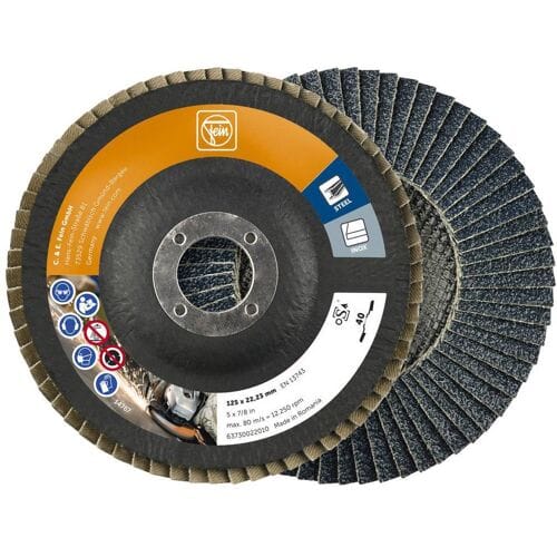 Fein 63730022010 Lamellenschuurschijf Diameter 125 mm Korrelgrootte (num): 40 10 stuk(s)
