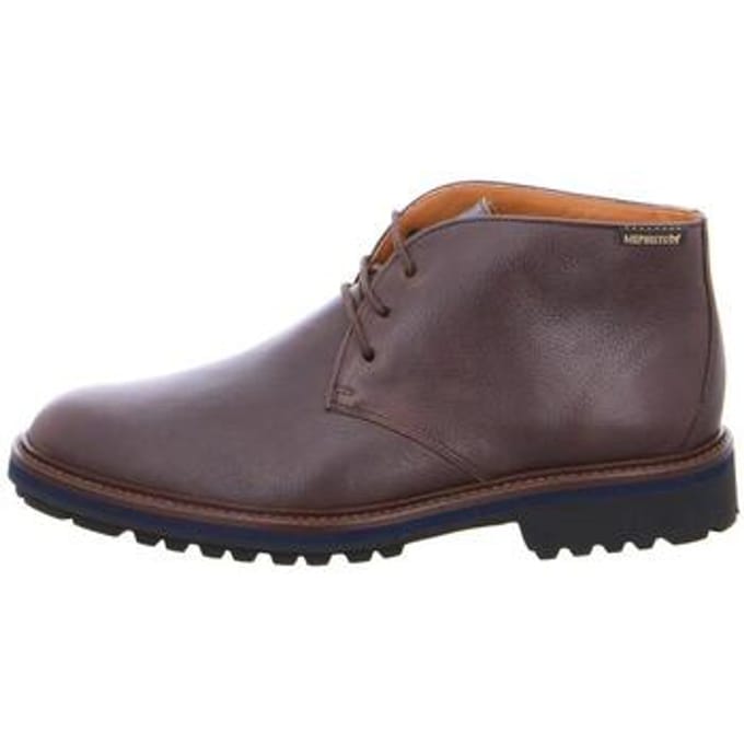 Mephisto BERTO Heren Veterboots - Donkerbruin - Maat 39