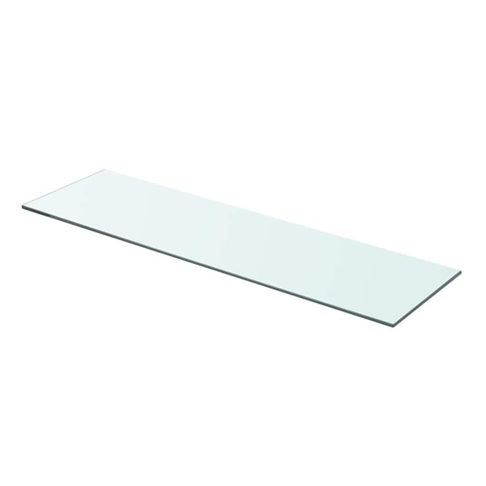 vidaXL - Wandschap - transparant - 70x20 - cm - glas