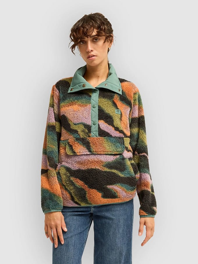 Billabong Switchback Half-Zip Fleece Trui zwart