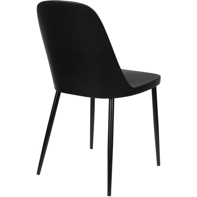 Housecraft Living Pip Eetkamerstoelen Zwart - Set van 2