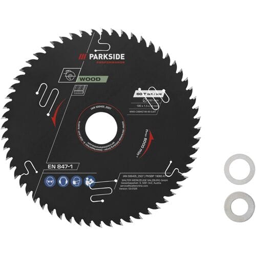 PARKSIDE PERFORMANCE Cirkelzaagblad 190 mm (60 tanden)