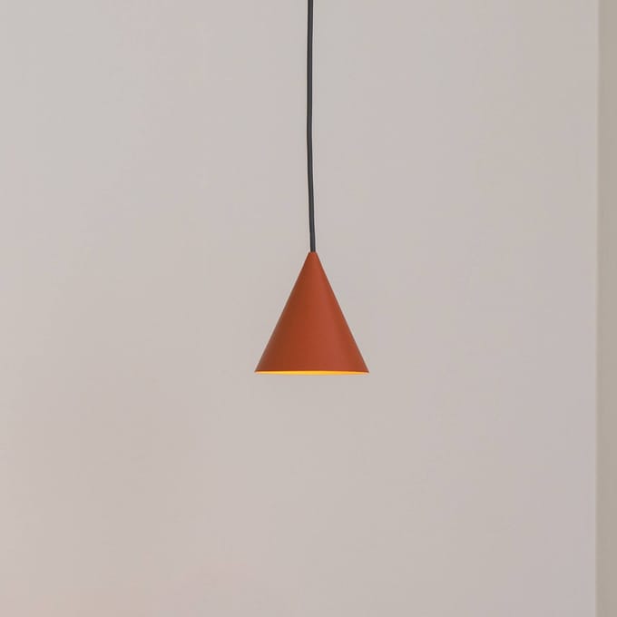 Nowodvorski Lighting Hanglamp ZENITH, terracotta, Ø 11 cm, metaal, GU10