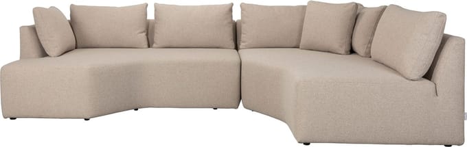 Zuiver Prosper Hoekbank Rechts Cappuccino/ Beige
