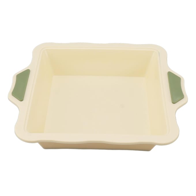 Cakevorm Rechthoekig Bakvorm Silicone Anti-aanbak Hittebestendig Bakaccessoire beige