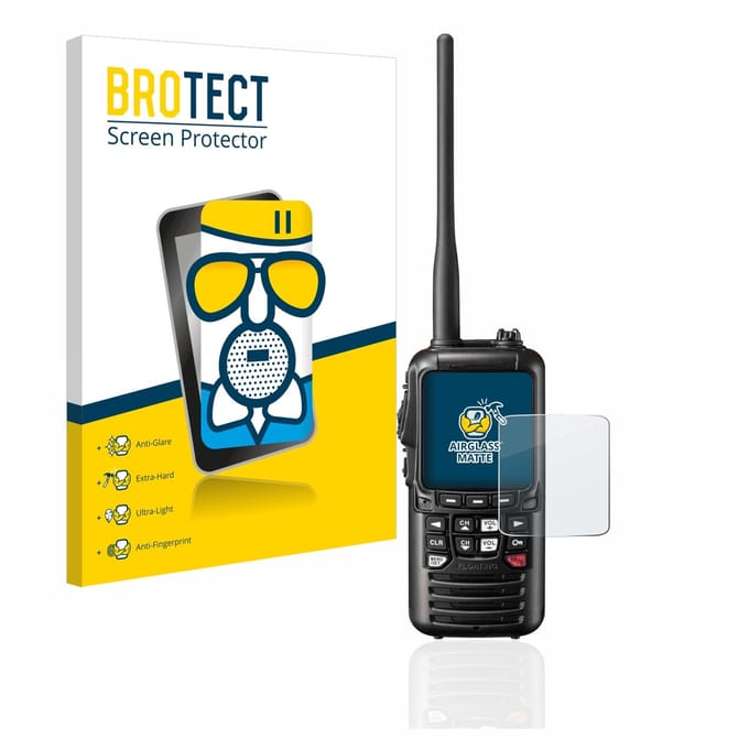 BROTECT - Screenprotector voor Standard Horizon HX890 - Folie Beschermfolie Beschermglas matte