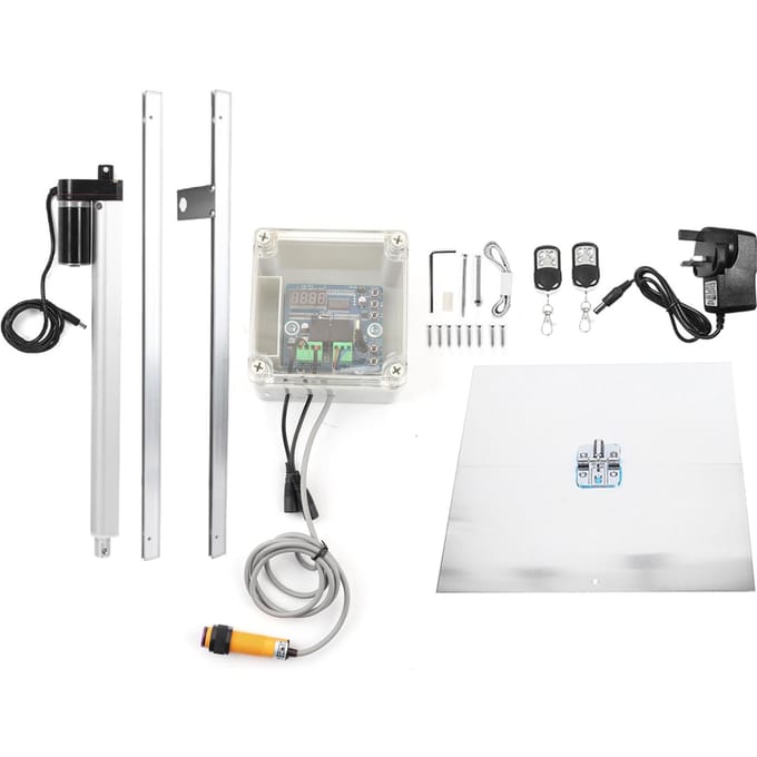 Kit d'ouverture de porte automatique pour poulailler à contrôle de synchronisation, accessoires de ferme