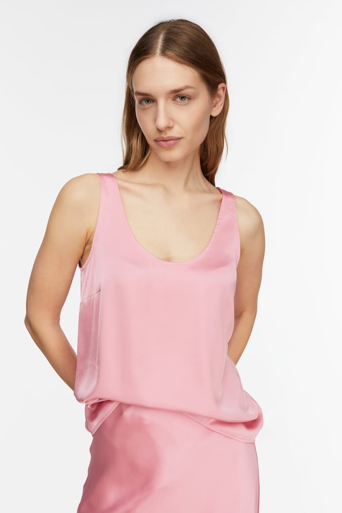 Comma  Blouses Pink Taglia: 44 | Canottiere Outlet | Donna | Rosa