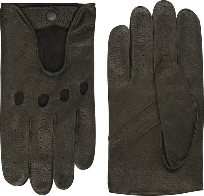 Laimböck Heren Autohandschoenen Durham Loden | Maat 8.5