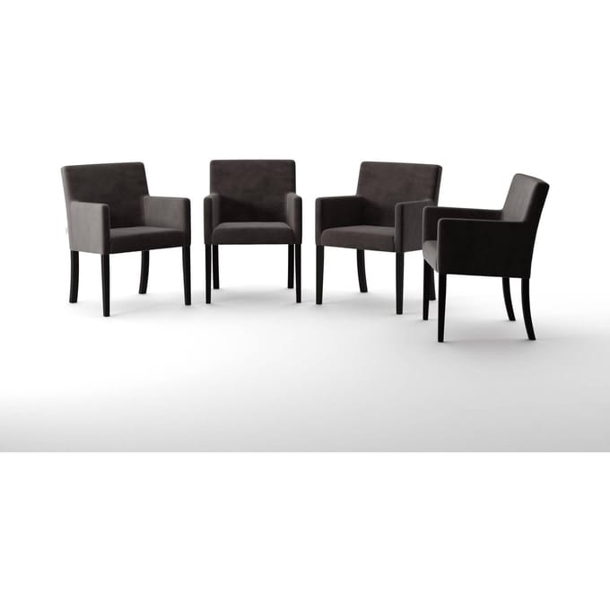 Set van 4 eetkamerstoelen Escape velvet | NADUVI Collection