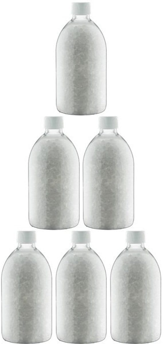 Claudius Badzout No Scent No Colour - 600 gram - Fles met witte dop - set van 6 stuks